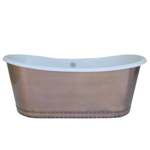 NH-1022-1 Cast Iron Skirted Tubs, Patented Product, 72''Lx31''Wx28''H-1