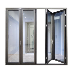 4 Door Leaf 84"x132" Aluminum Folding Entry Door HAD2203