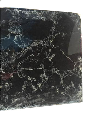 Black Quartz Slabs #016A, 126''x63''x1.18'', $65/sf include installation