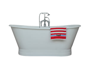 NH-1008-1 Cast Iron Skirted Patented Tub, 70''Lx28.5''Wx27''H-1