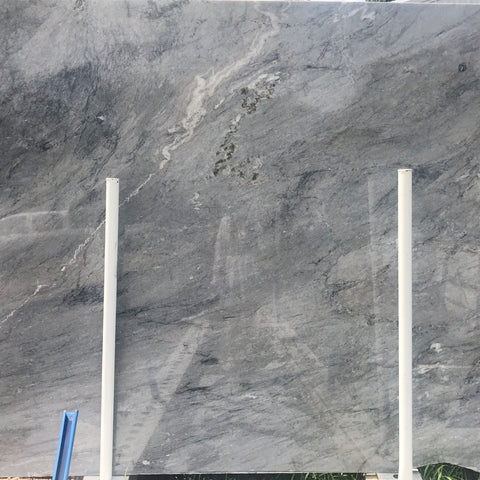Brazil Pietra Gray Quartz Slab,121''x75''x1.18'', $48/sf include insta
