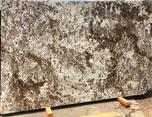 White Orion Granite Slab,128''x76''x1.18'', $55/sf include installation